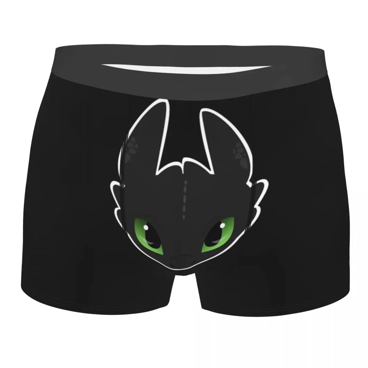 

Toothless Dragon HTTYD Toothless Men Underwear Boxer Shorts Panties Sexy Breathable Underpants for Male Plus Size