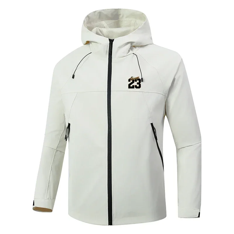 Spring and Autumn 2026 New Men's high-quality jacket, outdoor hiking windproof and waterproof long-sleeved men's windbreaker