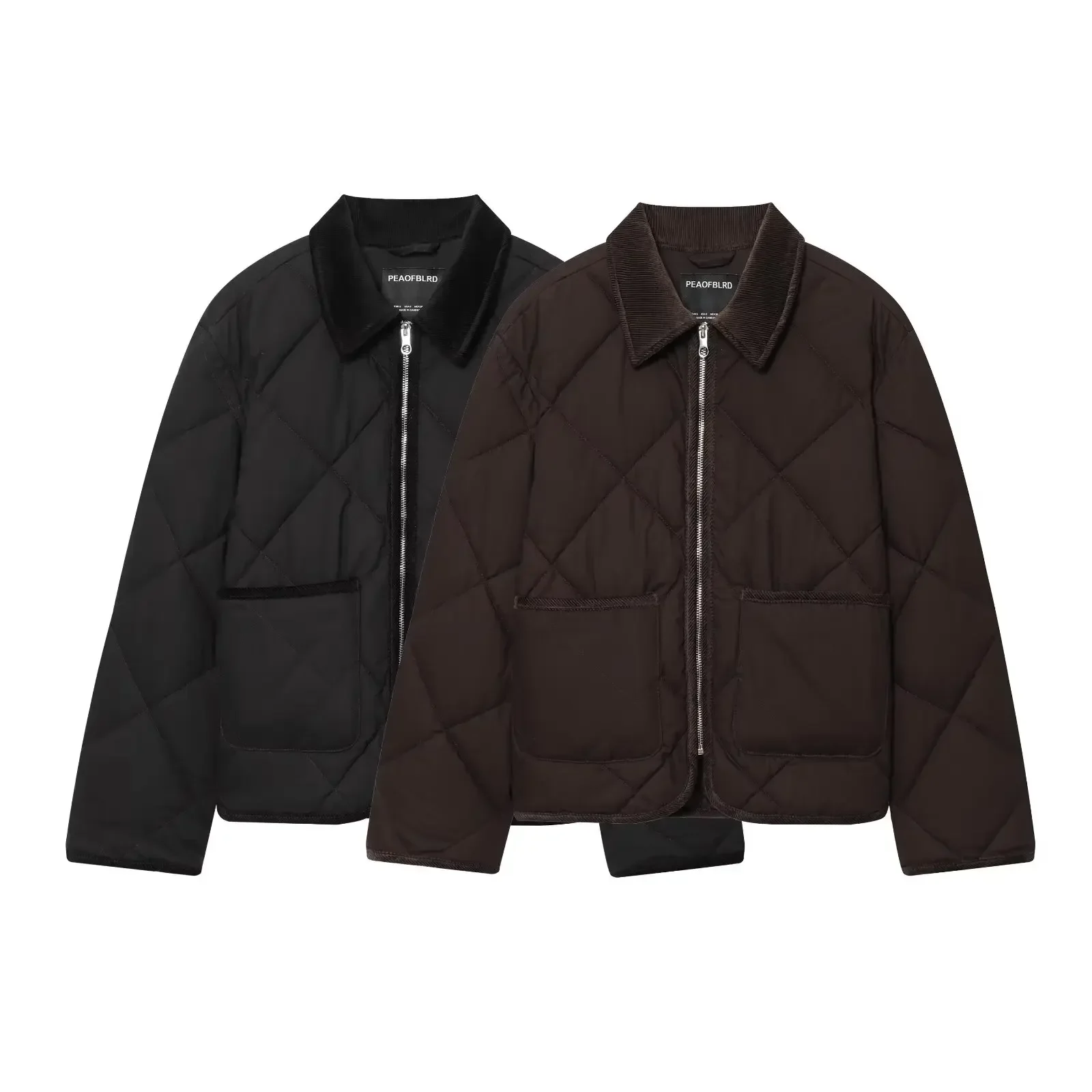 

2025 Women Autumn Winter Jackets Coats Fashion Loose Solid Cotton Liner Pockets Female ELegant Street Jacket Outerwear Clothing