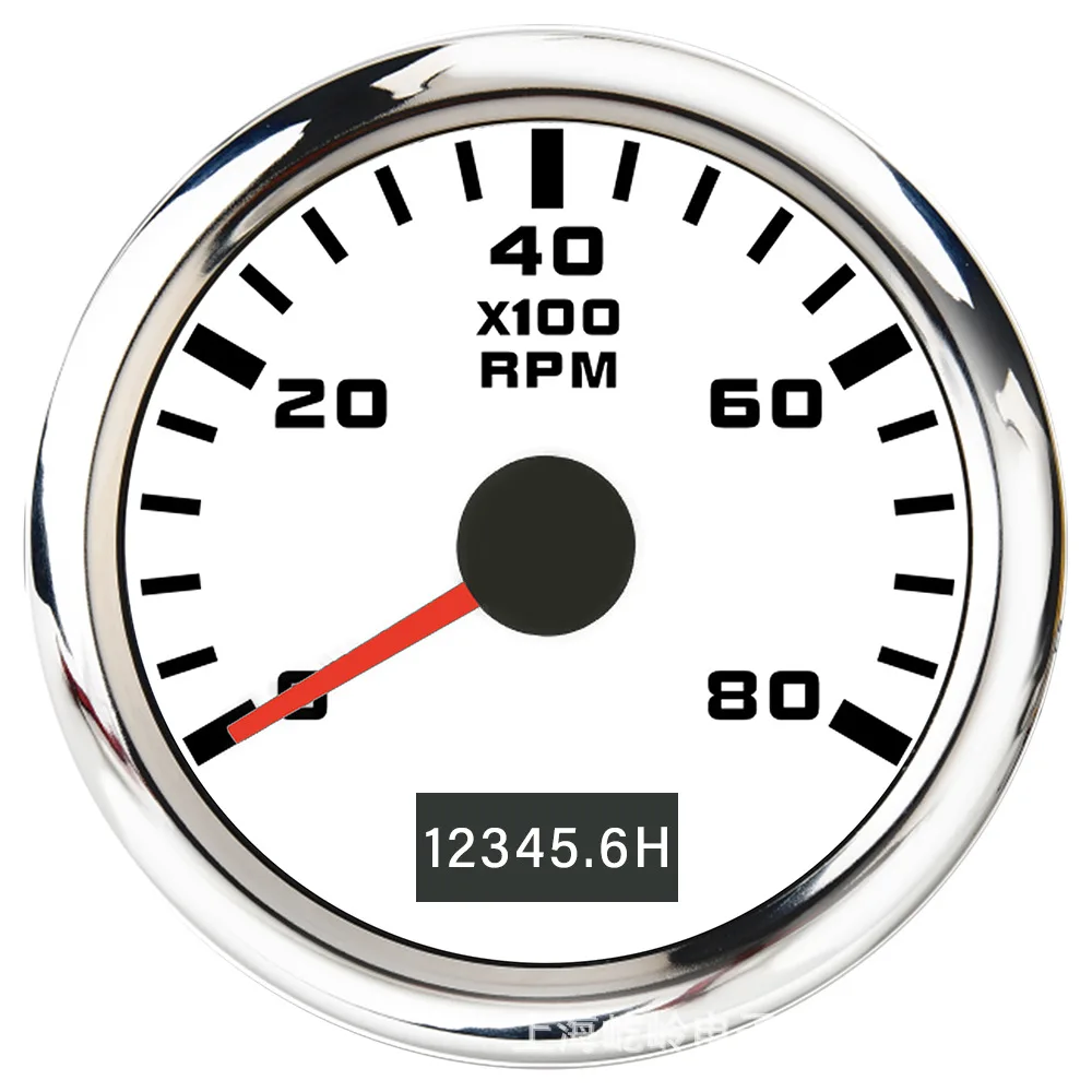 

52mm Modified Engine Tachometer 3/4/6/7/8K Suitable for Cars, Boats, Yachts, 9-30V