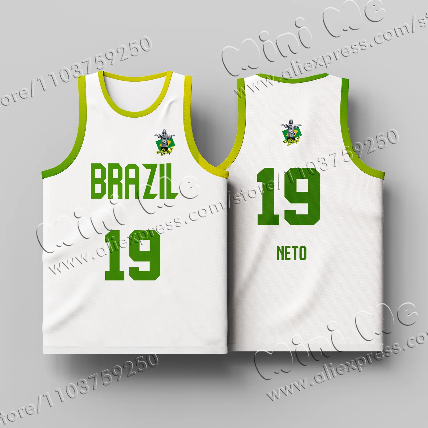 Estate nuova vendita calda spagna senza maniche Jersey Gasol Olympics uomo MINISO traspirante bambino nuovo design qualità bambini Unisex Top