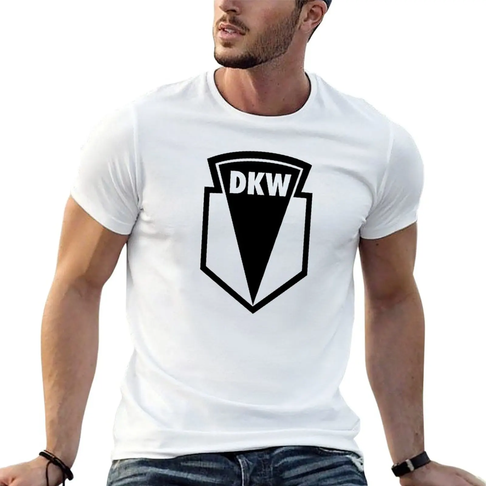 Camiseta DKW para hombre, camisetas de alta calidad, marca de lujo, camisetas para hombre, camiseta de algodón de alta calidad