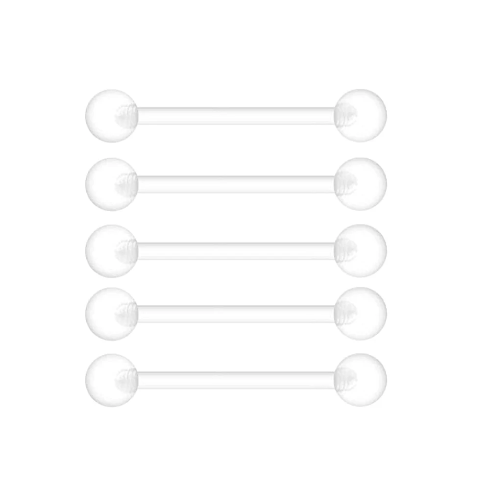 Clear Nose Ring Bioflex Stud Retainer