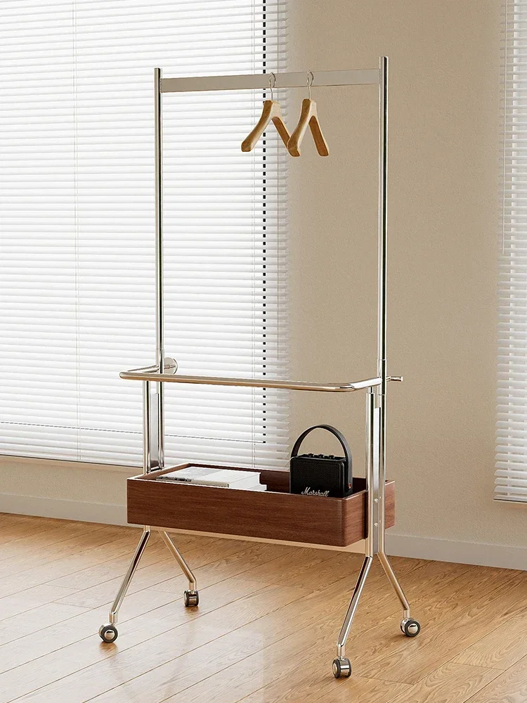 

Muxijia Mid-Ancient Floor Stainless Steel Coat Rack