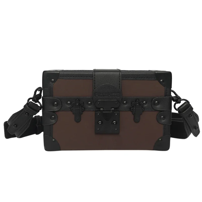 Nowa męska torba crossbody z PU na rok 2026, modna torba na ramię do użytku na zewnątrz, torba dla par w tym samym stylu, kolorowy design, lekki luksus, сумка