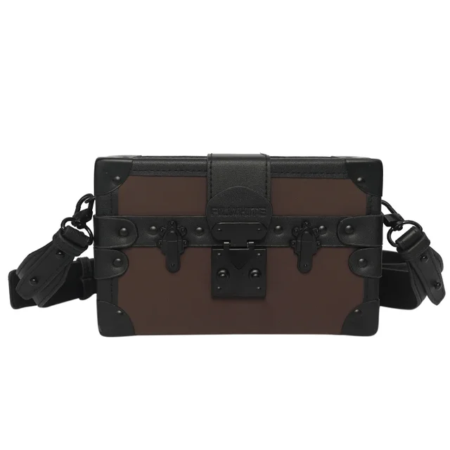Nowa męska torba crossbody z PU na rok 2026, modna torba na ramię do użytku na zewnątrz, torba dla par w tym samym stylu, kolorowy design, lekki luksus, сумка
