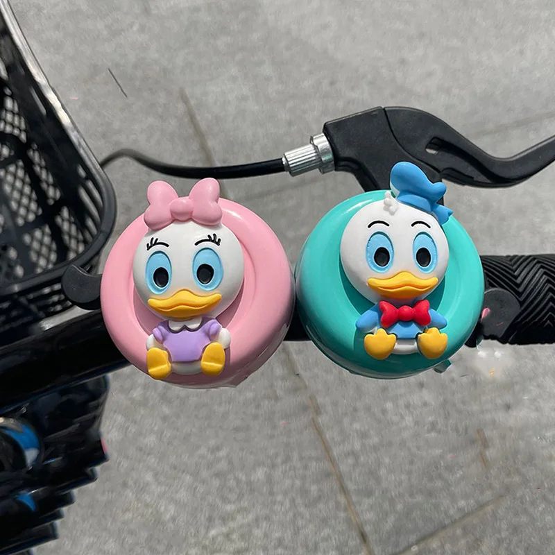 Kawaii Sanrio Bicycle Bell Kuromi Cute Anime Universal Cycling Mountain Bike Loud Horn Decorative Accessories Toys for Girl Gift