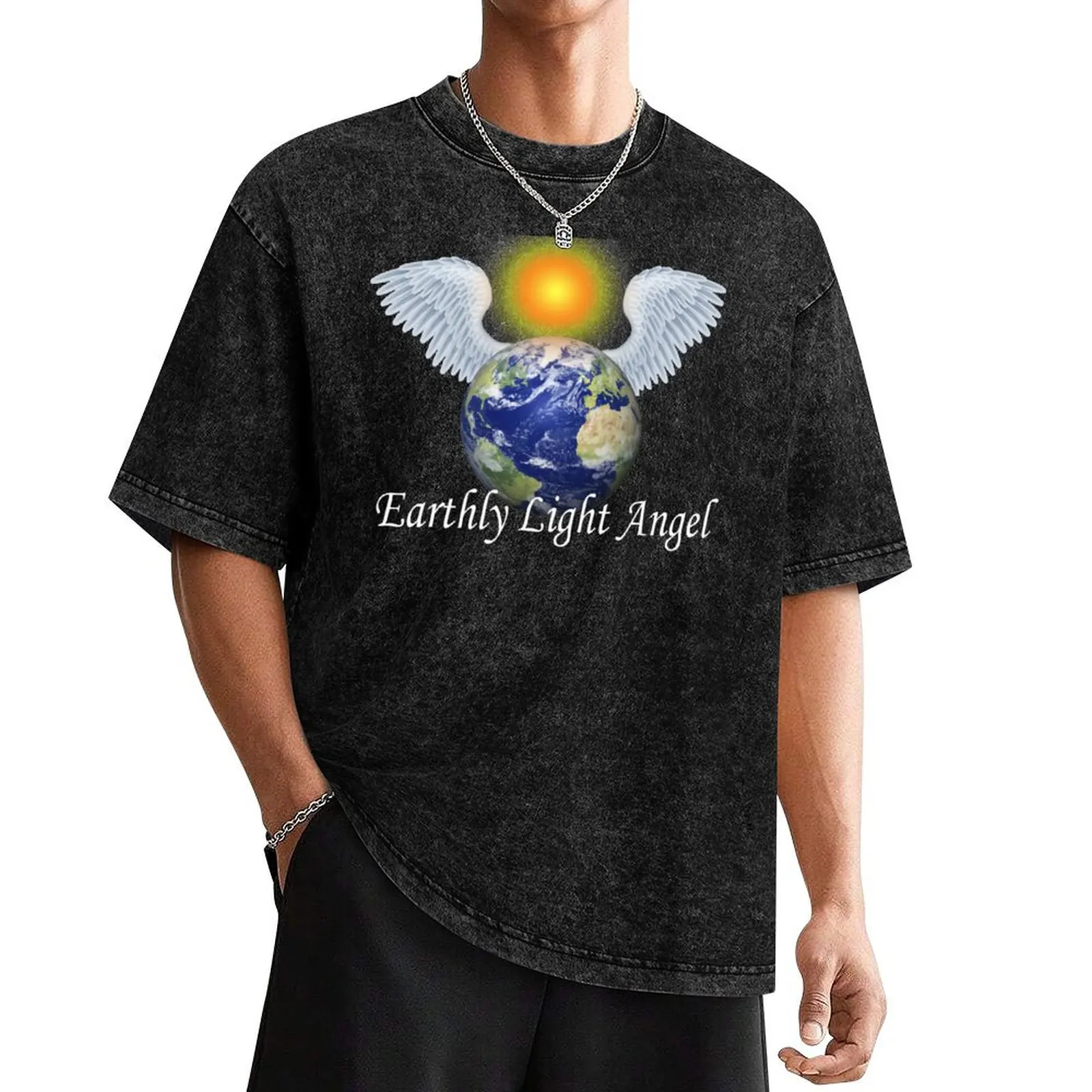 Earthly Light Angel Symbol - Zeus Light and Love T-Shirt vintage anime shirt boys whites mens graphic t-shirts big and tall