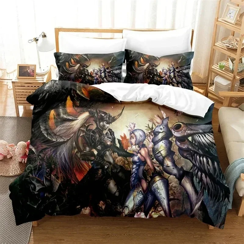 

Lineage The Chaotic Throne Bedding Set Boys Girls Twin Queen Size Duvet Cover Pillowcase Bed Adult Fashion Home Textileextile