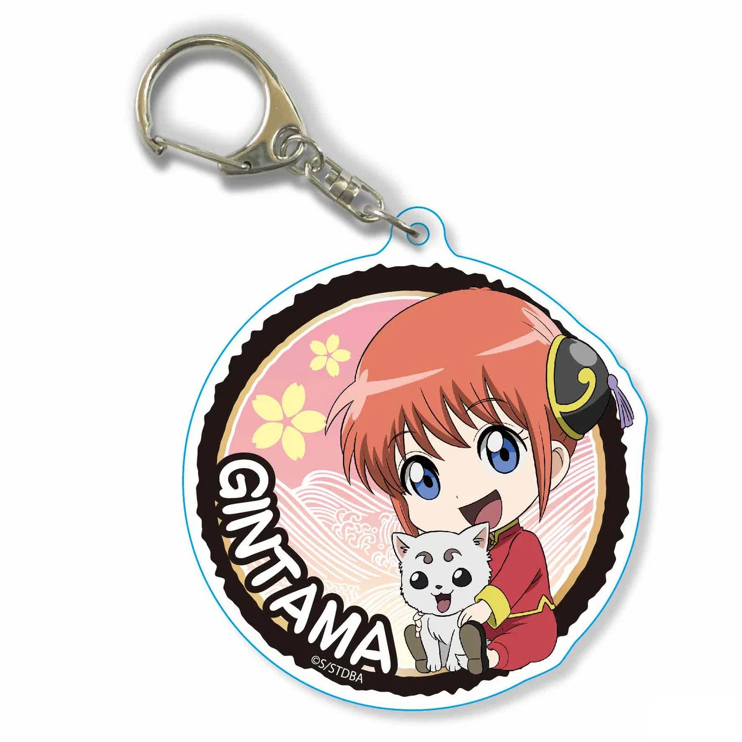 Gioco Okita Sougo Kagura Sakata Gintoki Hijikata Toshirou Shimura Shinpachi Portachiavi Bambola Anime Acrilico Portachiavi Ciondolo Regalo