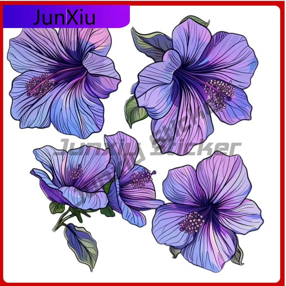 

Rose of Sharon Flower Retro Car Laptop Window Bumper Waterproof Vinyl Decal Gift Cute Trendy Cute Retro Cool Aesthetic Retro