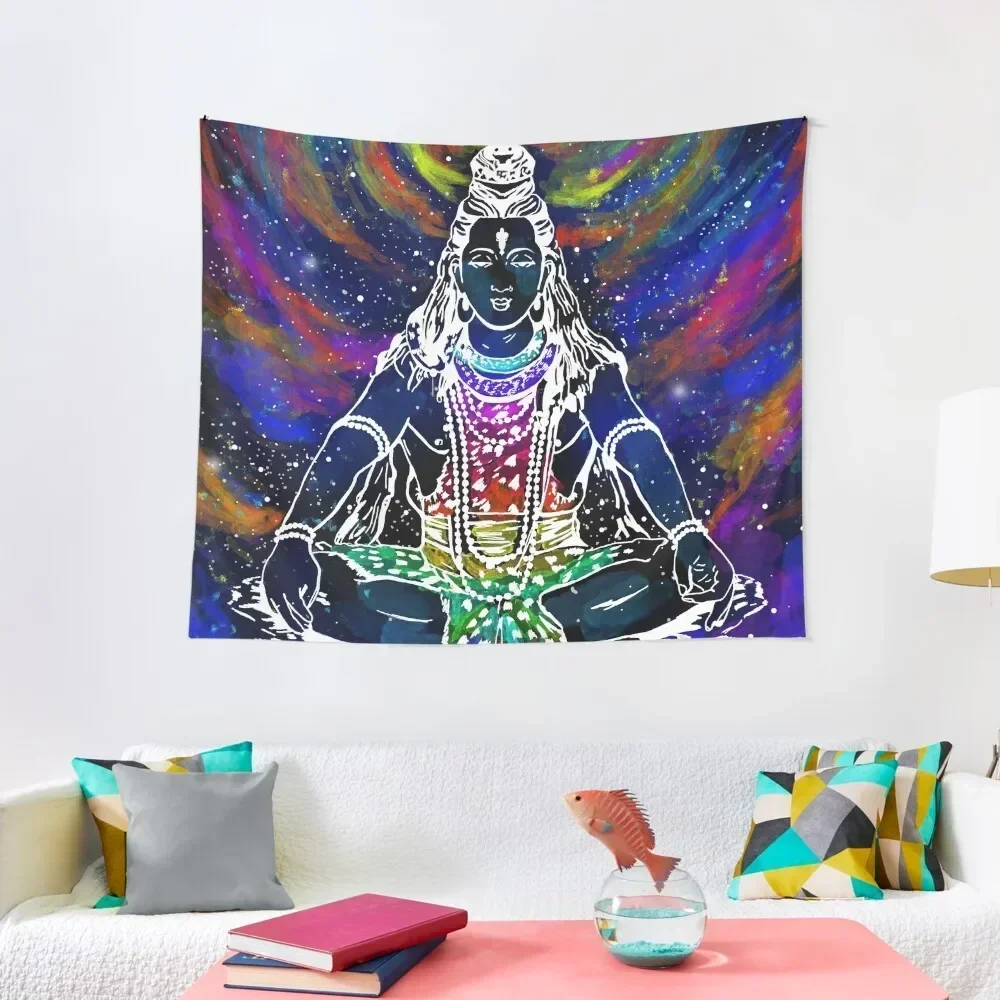 

Shiva ( Hindu ) Tapestry Mushroom Decoration Room Wall Mural Tapestry