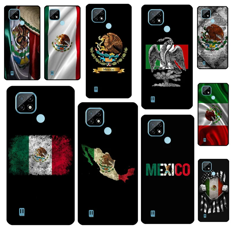 Mexico Mexican Flag For Realme 13 12 10 11 14 Pro Plus GT 6 5 6T GT7 Pro C55 C51 C21Y C25S C75 C67 C61 C53 Case