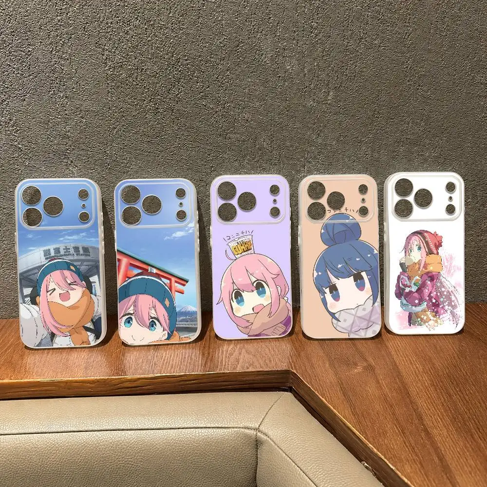 

Y-Yuru Camp Phone Case for iPhone 17 Air 16 15 14 Plus 13 12 11 ProMax Magnetic Wireless Charging Cover