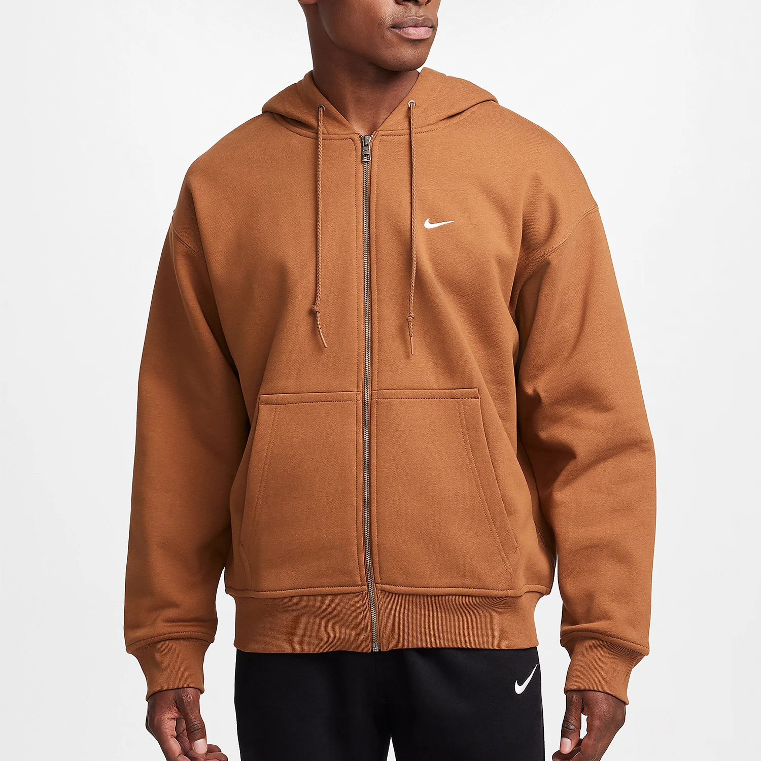 Nike genuine Solo Swoosh men's retro hooded pocket jacket FZ1165-281