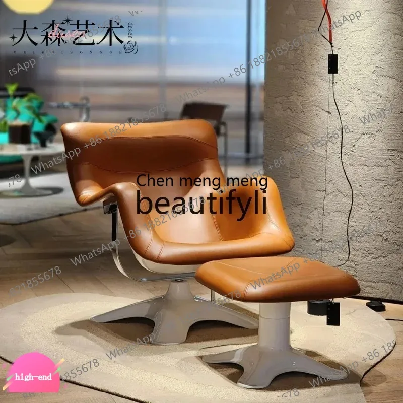 

ss26 S26 Italian classic swing chair, creative leisure chair Hotel villa model room creative high back single chair