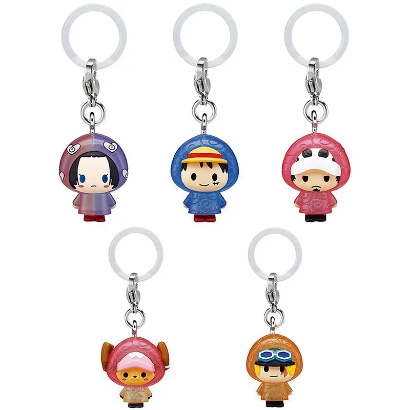 Original Bandai Gashapon Kapsel Spielzeug Anime Figur Nette Mini Q One Piece Charakter Schlüsselbund Action Figur Mini Modell Geschenk
