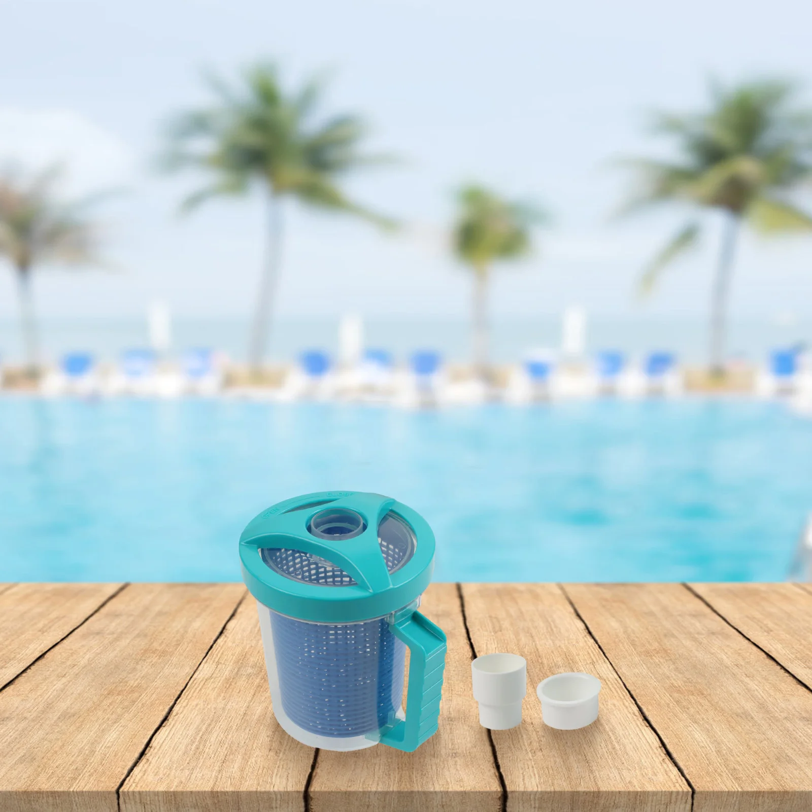 

Clear Leaf Trap Leaf Trap Convenient Maintenance Easy-open Lid Efficient Filtration Prolong Equipment Lifespan