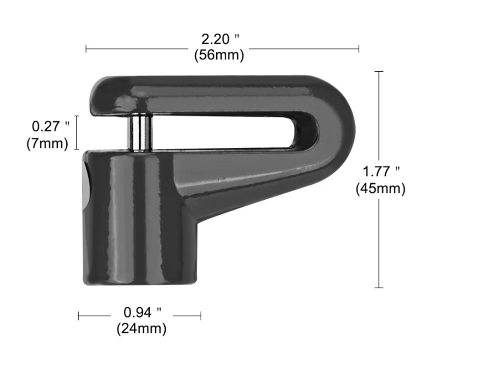 Bloqueo de disco de freno antirrobo para motocicleta, bloqueo de seguridad para rueda de moto YAMAHA XV 950 RACER TDM 900 MT-125 MT125 MT-01