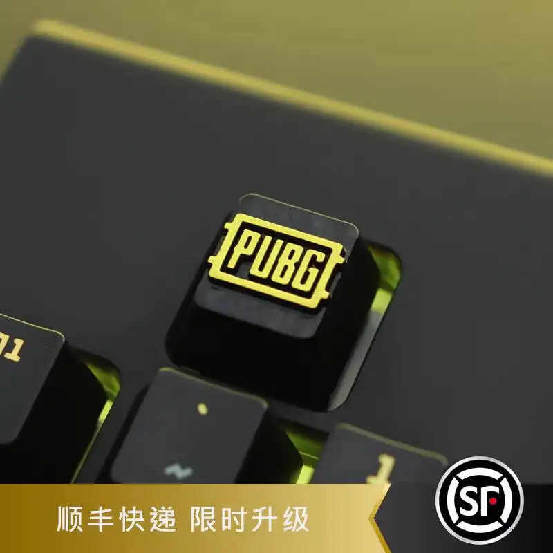 Mechanical Keyboard PUBG Battlegrounds Game PeripheralZinc Aluminum Alloy Metal Keycaps