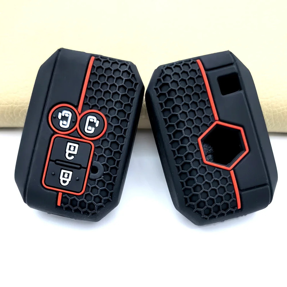 

Silicone Car Key Cover Protector Set for Suzuki Swift Embona Sierra Wagon Spacia Ertiga Jimny Rubber Remote Case Holder Shell