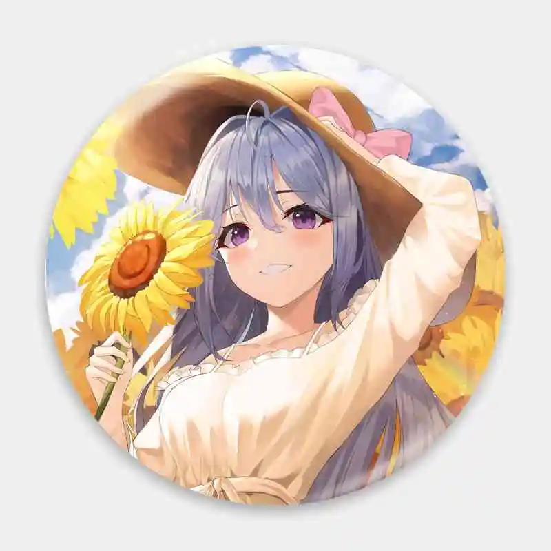 Waktaverse VTuber Anime Badge Brooch anchor Peripherals Pin Clothes Commemorative Children's gift School bag Chest tag Lapel