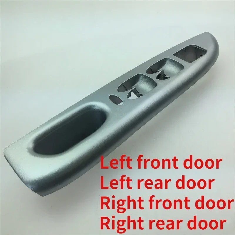 

For Chery QQ3 Car Door Armrest Cover Accessories Electric Glass Lifter Switch Panel Silver Black