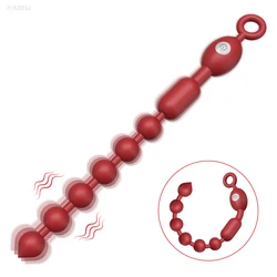 Anal Vibrator Prostate Massager Anal Beads Balls Butt plug Soft Silicone Good for Men Adults Sex Toys for Man Woman