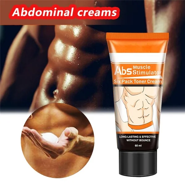 60ml Muscle Strong Powerful Stronger Cream Anti Cellulite Fat Burning Cream Slimming Gel for Abdominals Weight Loss Tool