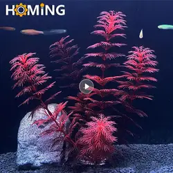 Aquarium Plants Decor Grass Underwater Plastic Artificial Aquatic Plants Ornaments For Fish Tank Aquarium Landscape Decoration