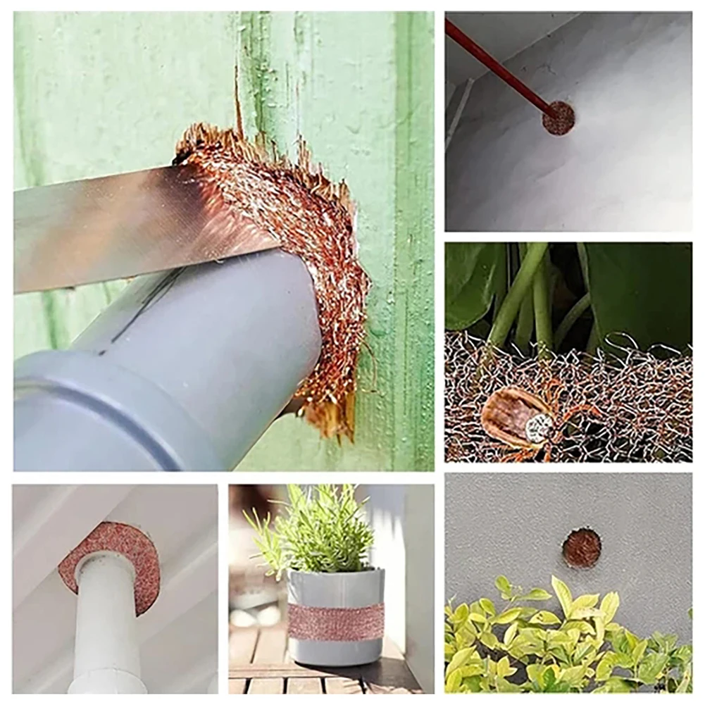 3/6/9m 100% Pure Copper Mesh Mouse Proofing Copper Mesh For Kitchens