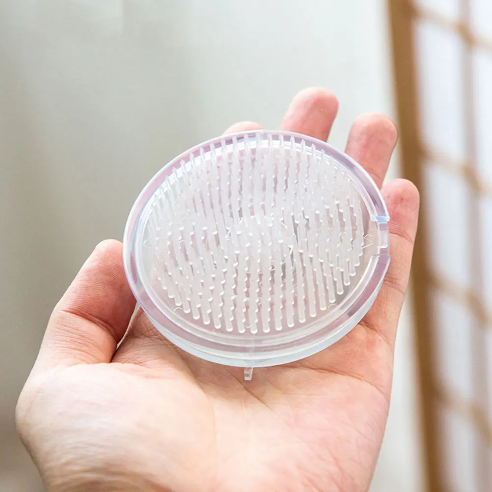 

3pcs Transparent Flower Arranger Clear Plastic Pin Holder Base for Floral Arrangement Reusable Long Use Water Absorption