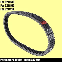Drive Belt 3211133 3211162 3211118 for Polaris 500 570 700 800 RZR 4 S SW Ranger Crew / Ranger HD / Ranger XP Sportsman