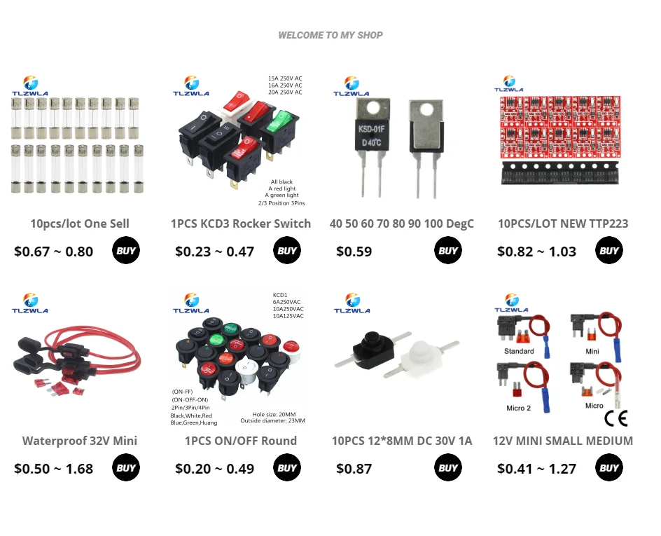 Produktbild von 10 Stück SW-200D Neigungssensor – Doppelkugel-Schalter Für Vibrationserkennung