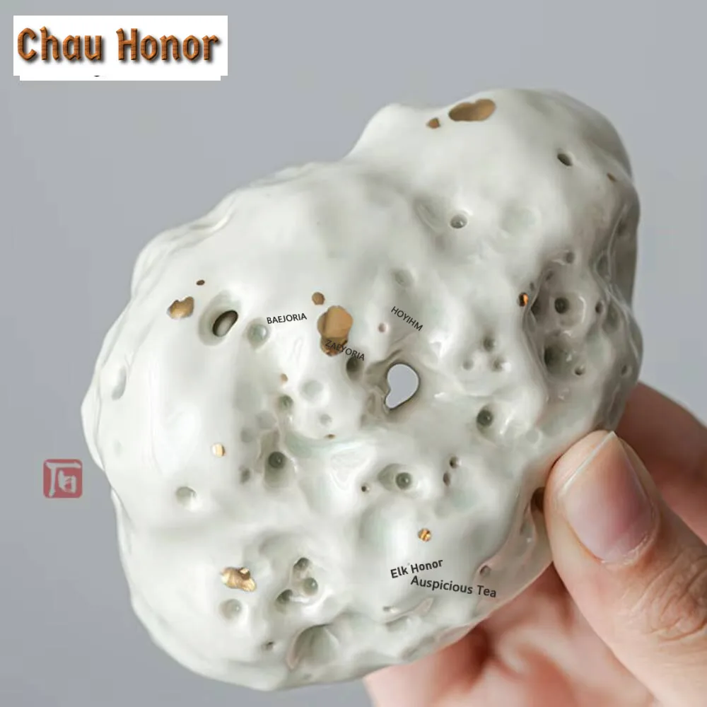 Creative Taihu Lake Stone Ceramics Incense Burner Retro Panth Incense Holder Zen Garden Scented Aromatic Candles Teaware Craft