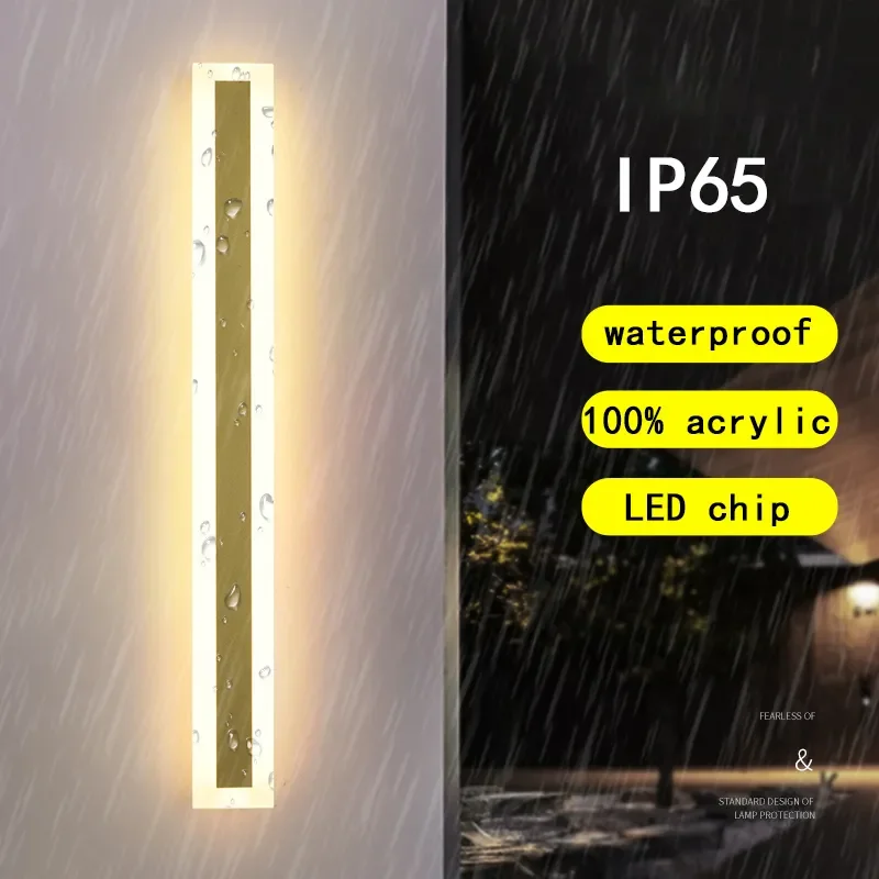 Waterproof, Wall, LED, Outdoor, IP65, Modern Style, Garden, Landscape Light, Villa, Light, Power Supply 85-265V, Adjustable