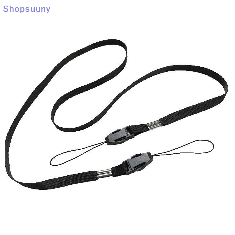 [SU]10Pcs 80cm Wide Flat Detachable Neck Strap Machine Camera With Detachable Anti-loss Lanyard For Fans Prevents Loss[SU]