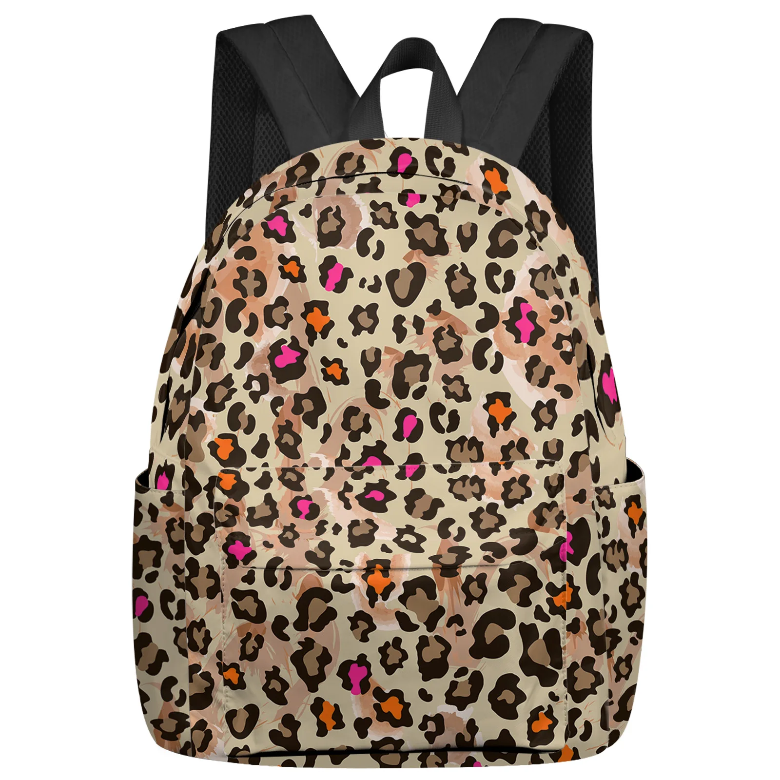 

Leopard Print Backpack School Bags for Teenagers Girls Students Laptop Bag Women's Casual Travel Backpack