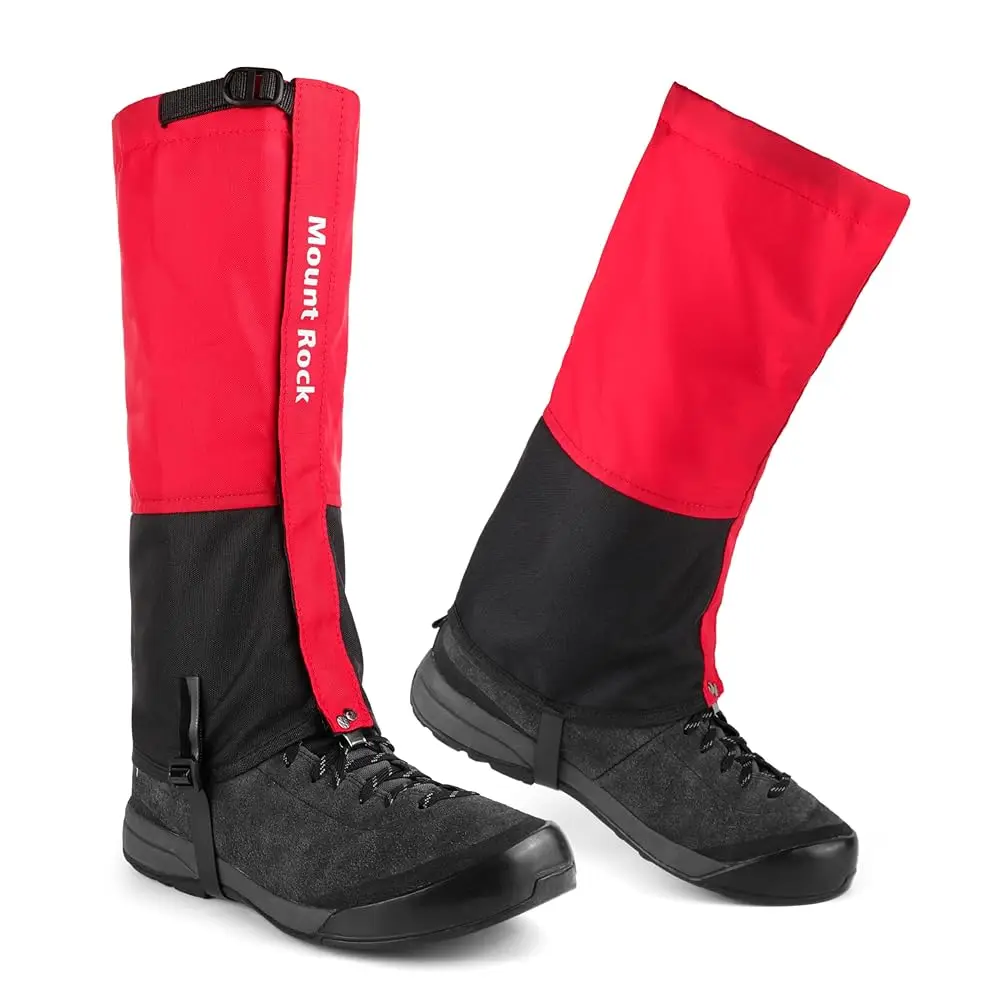 

Waterproof Leg Gaiters – 420D/600D Nylon Boot Covers, Cold-Resistant TPU Straps, Hiking, Mountaineering, Skiing & Hunting