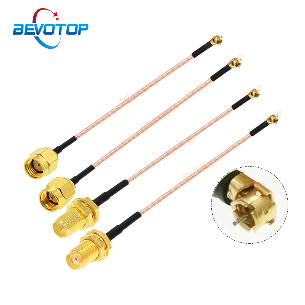 10PCS/LOT SMA to  DIY Mini MS156 RG178 Cable RF Coaxial Pigtail Extension Jumper for LTE Modem Yota LU150 BEVOTOP Wholesales