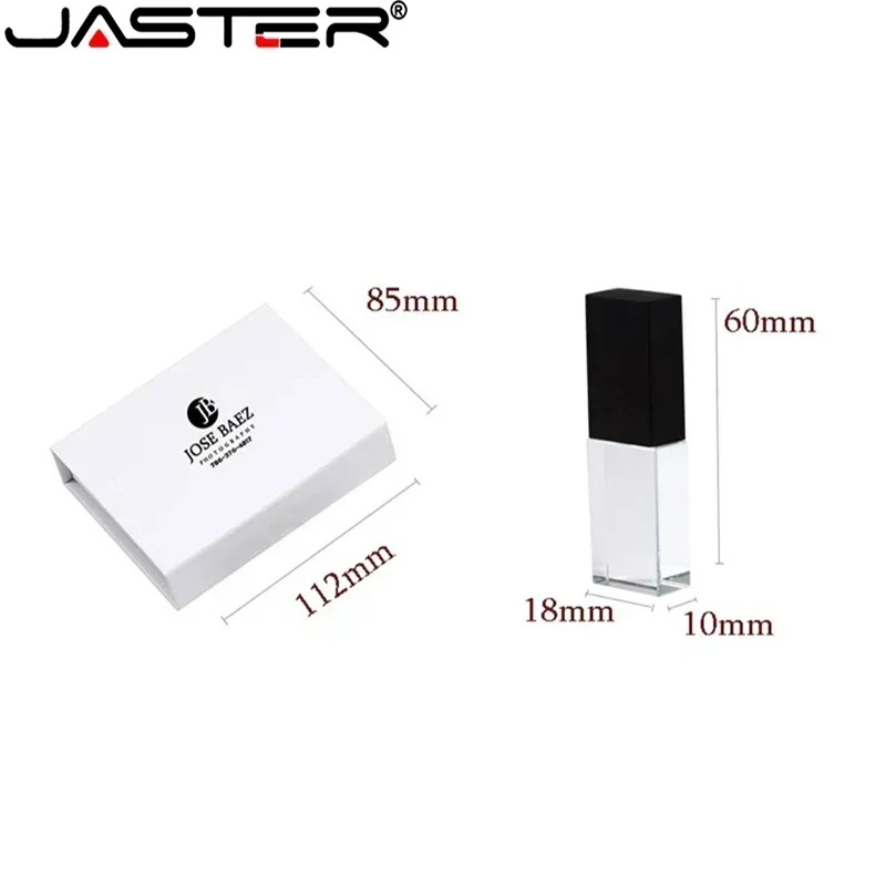 JASTER 10pcs/Lot usb flash drives (Free LOGO) Fashionable Crystal Style Flash Pen Drive 4GB 16GB 32GB 64GB 128GB Gift Pendrive