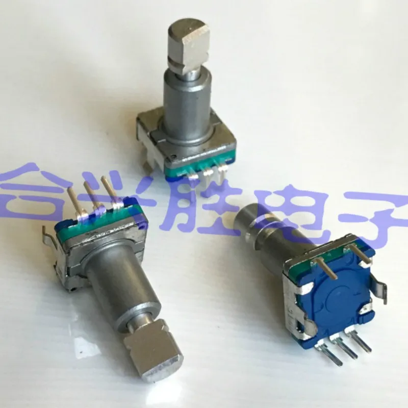 1Pcs EC11 Encoder 30 Positioning Car Navigation CD Audio Volume Switch Adjustment Knob Shaft Length 17.5MM