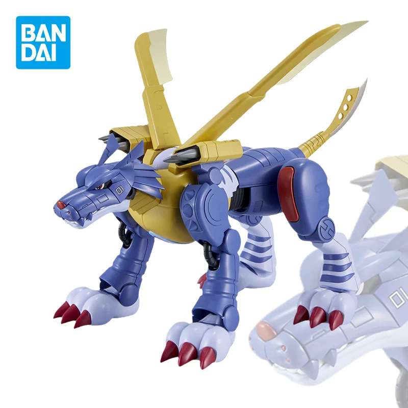 

Original Figure-rise Digimon Adventure Metal Garurumon Joints Movable Anime Action Figure Mobel Toys Gifts for Children