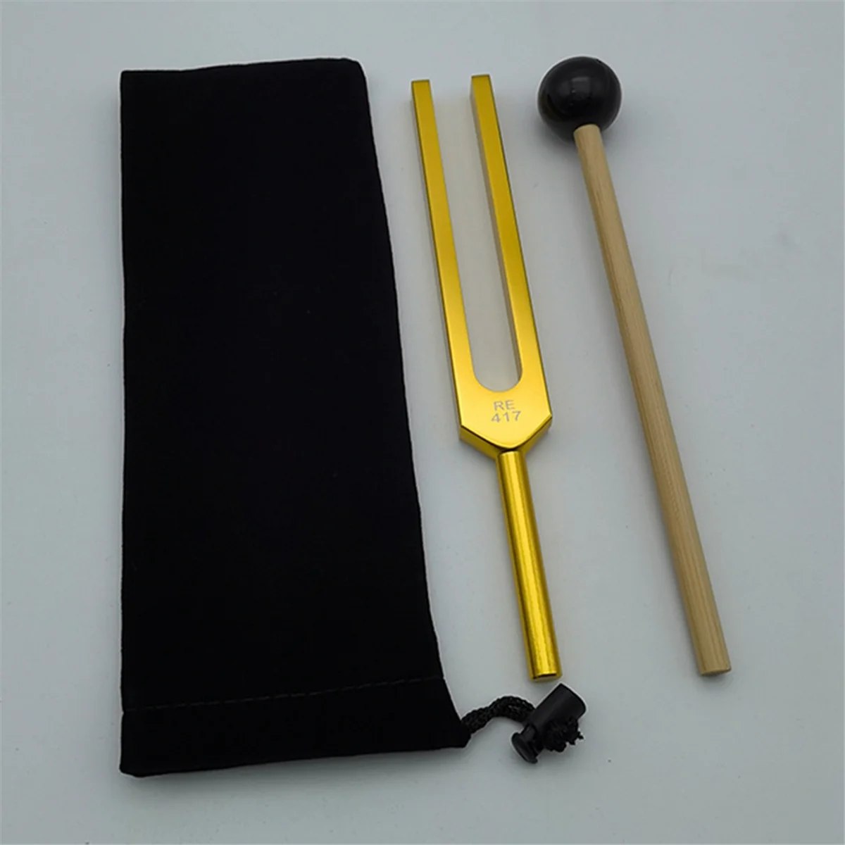 ABGN سبائك الألومنيوم ضبط الشوكة مجموعة أداة العلاج الصوتي ملحقات الآلات الموسيقية تخفيف التوتر العمل F285HZ