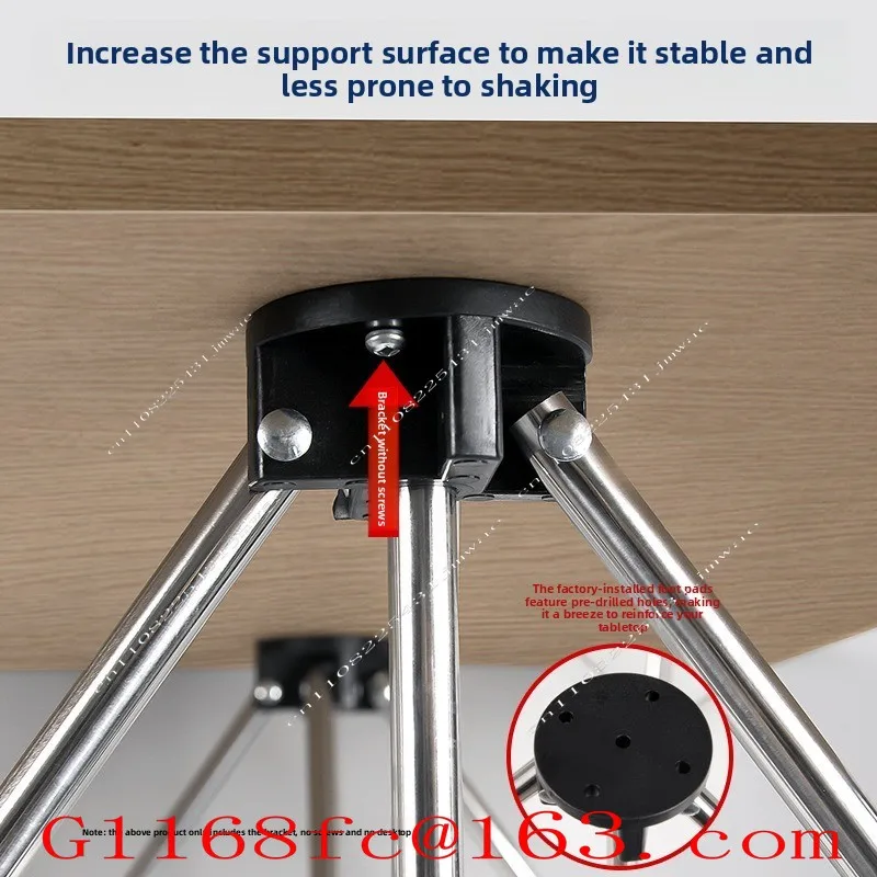 Workbench, Woodworking Rack Table Aluminum Alloy Multifunctional Retractable Foldable Spider Foot Bracket Folding Table