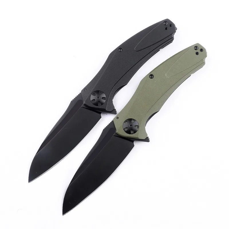 7007/7008 Outdoor Camping Folding Knife 8CR13 Blade G10 Handle Pocket Survival Tactical Hunting Utility Fruit Knives CED Tools