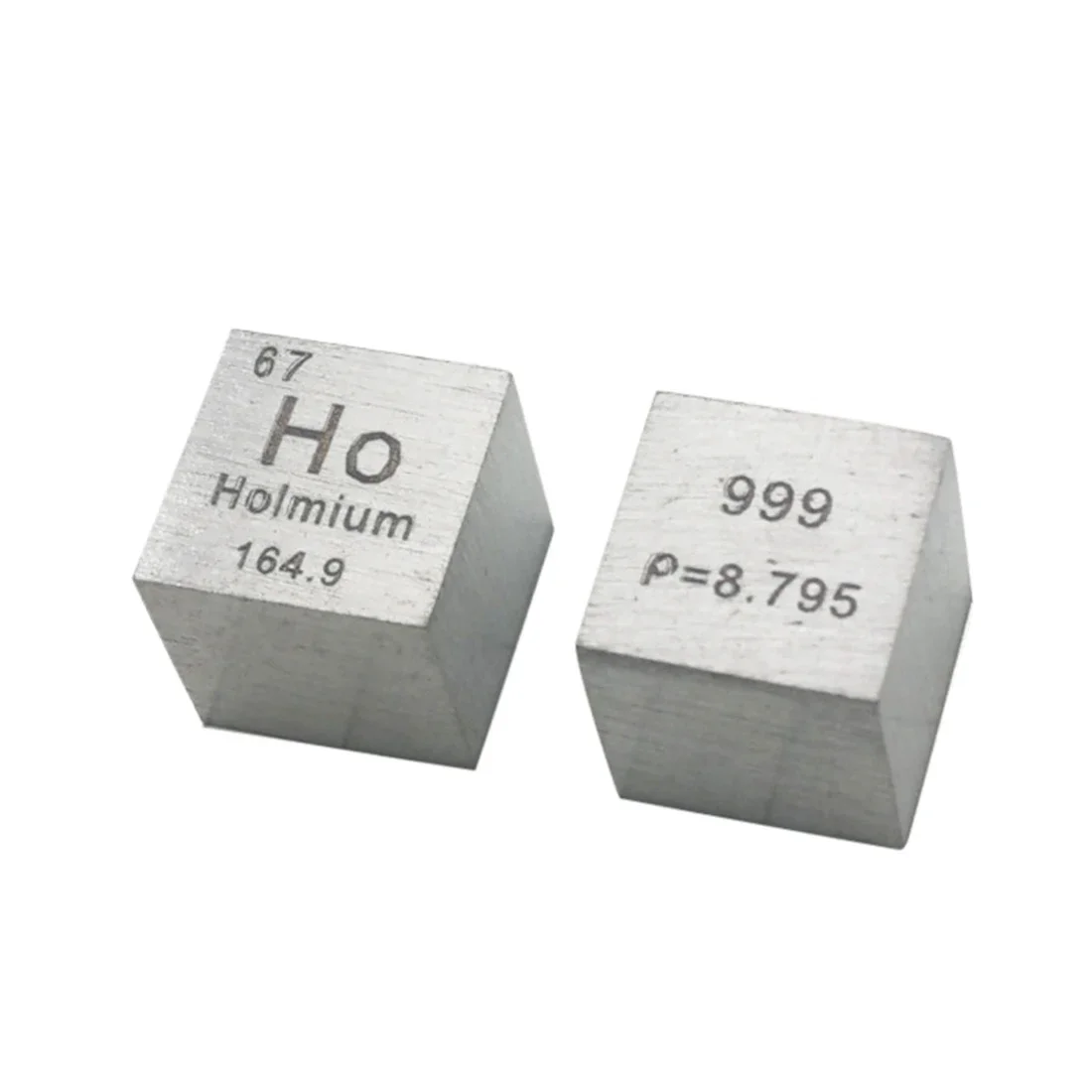 cubo de metal de holmio pecas de terras raras 999 elemento puro ho telha do elemento de holmio 01