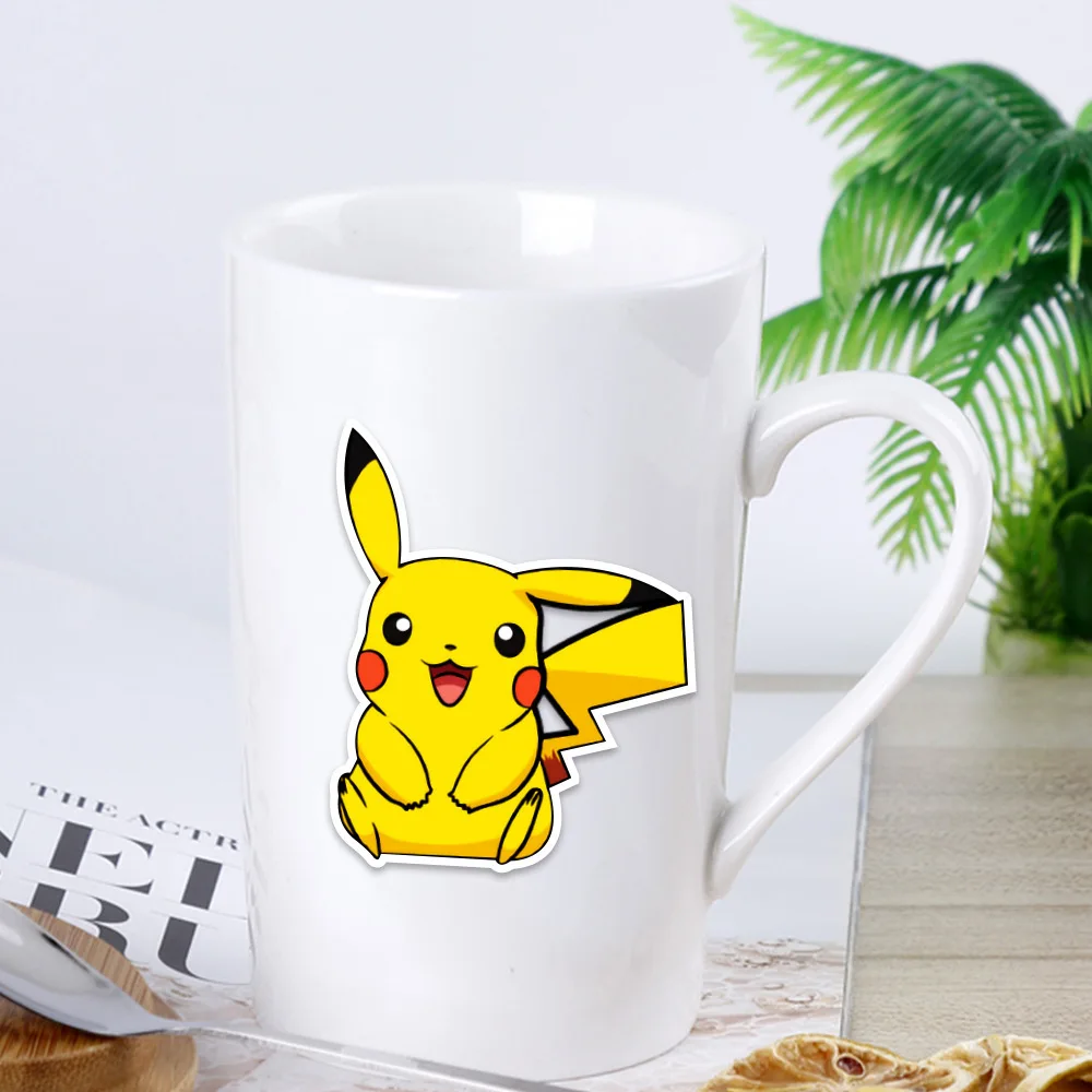 50pcs Anime Cute Psyduck Pikachu Eevee Pokemon Kids Stickers