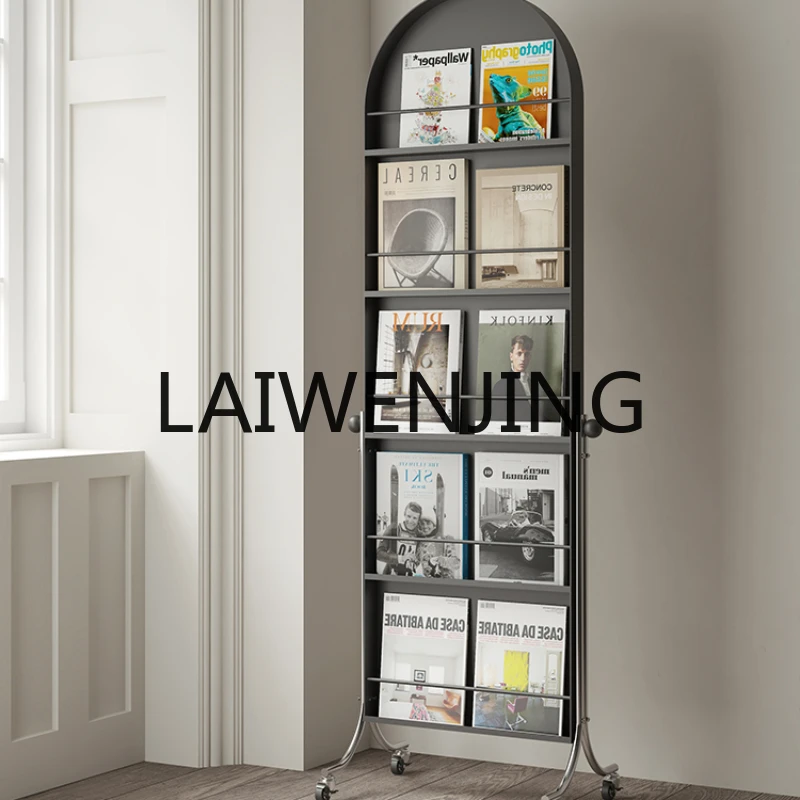 

RWJ Floor Mirror Bedroom Audition Living Room Magazine Rack Display Shelf