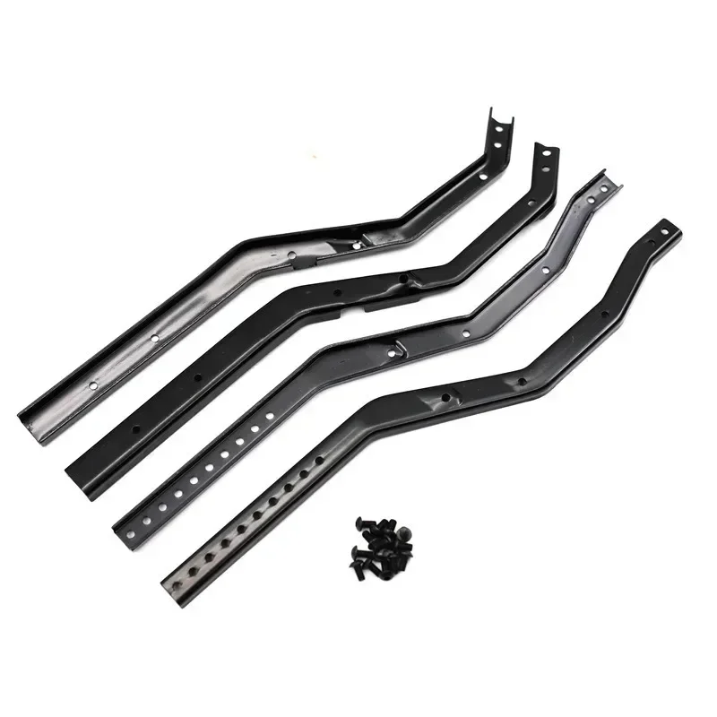 AXIAL SCX10 III Metal Chassis Frame Rails Adjustable Wheelbase Kit for Gladiator/Wrangler (4PCS Set)